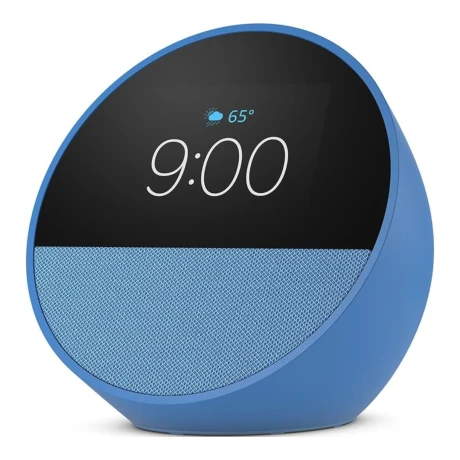 Amazon - Asistente Inteligente Smart Assistant Echo Spot - Wifi. Bluetooth. Alexa. Color Azul. 001