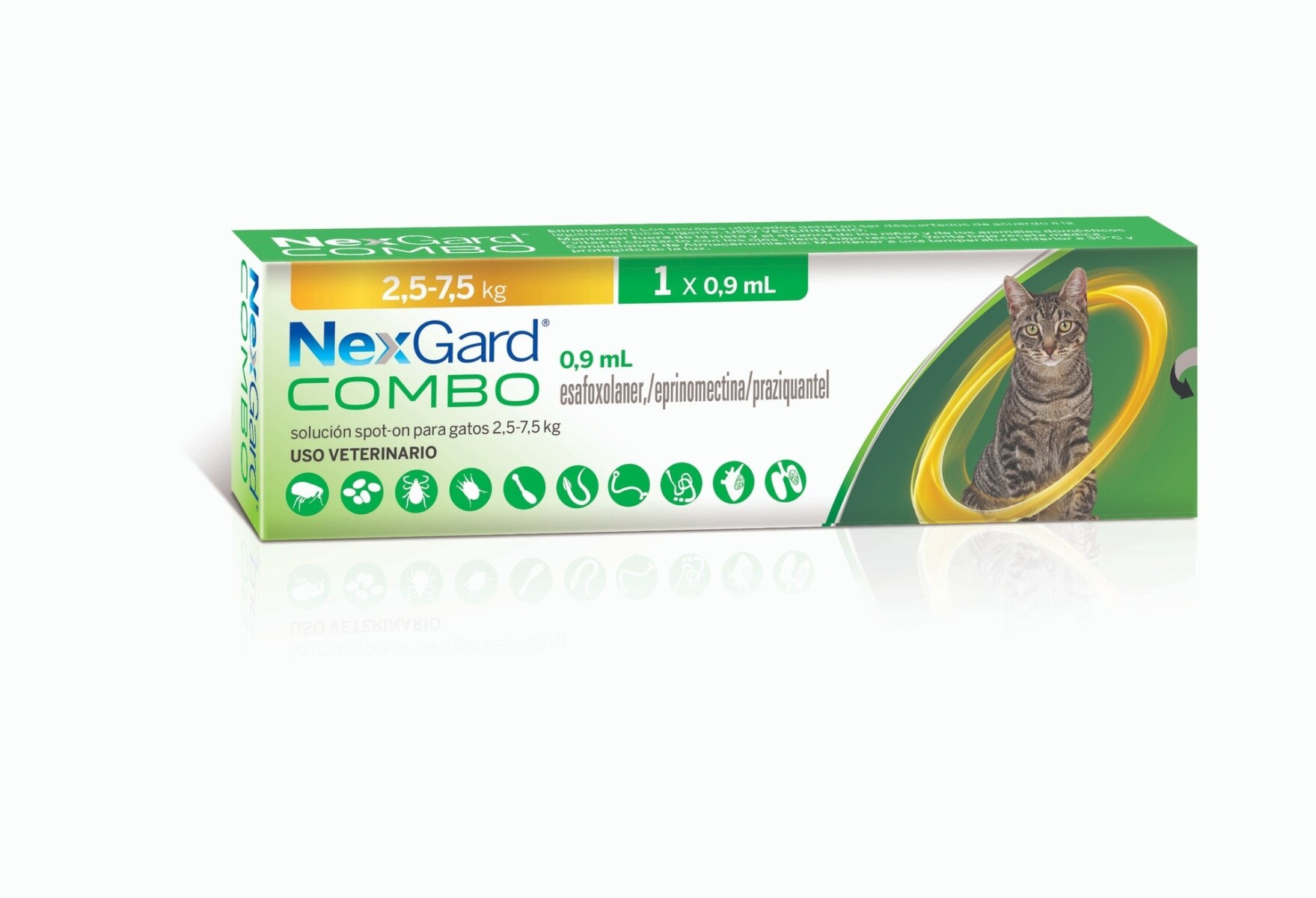 NEXGARD COMBO CAT 2,6-7,5 KG 