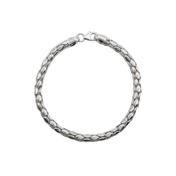 Pulsera Serpiente inflada-Plata 925-Sin piedra-PU3062 sinpiedra