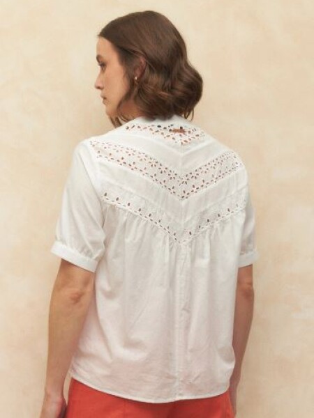 BLUZA ALLIE TEMPLES BLANCO