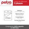 Juego De Sábanas Petra 2 Plazas 100% Algodón De 300 Hilos Juego De Sábanas Petra 2 Plazas 100% Algodón De 300 Hilos