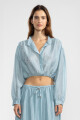 ABBY SHIRT Aqua
