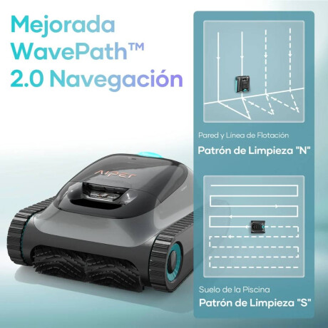 Limpiador Robot de Piscina Aiper Scuba S1 Gen2 Inalambrica negro/azul