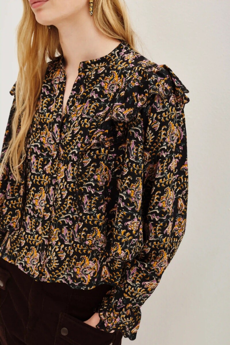 Camisa Mollie Zoey Negro
