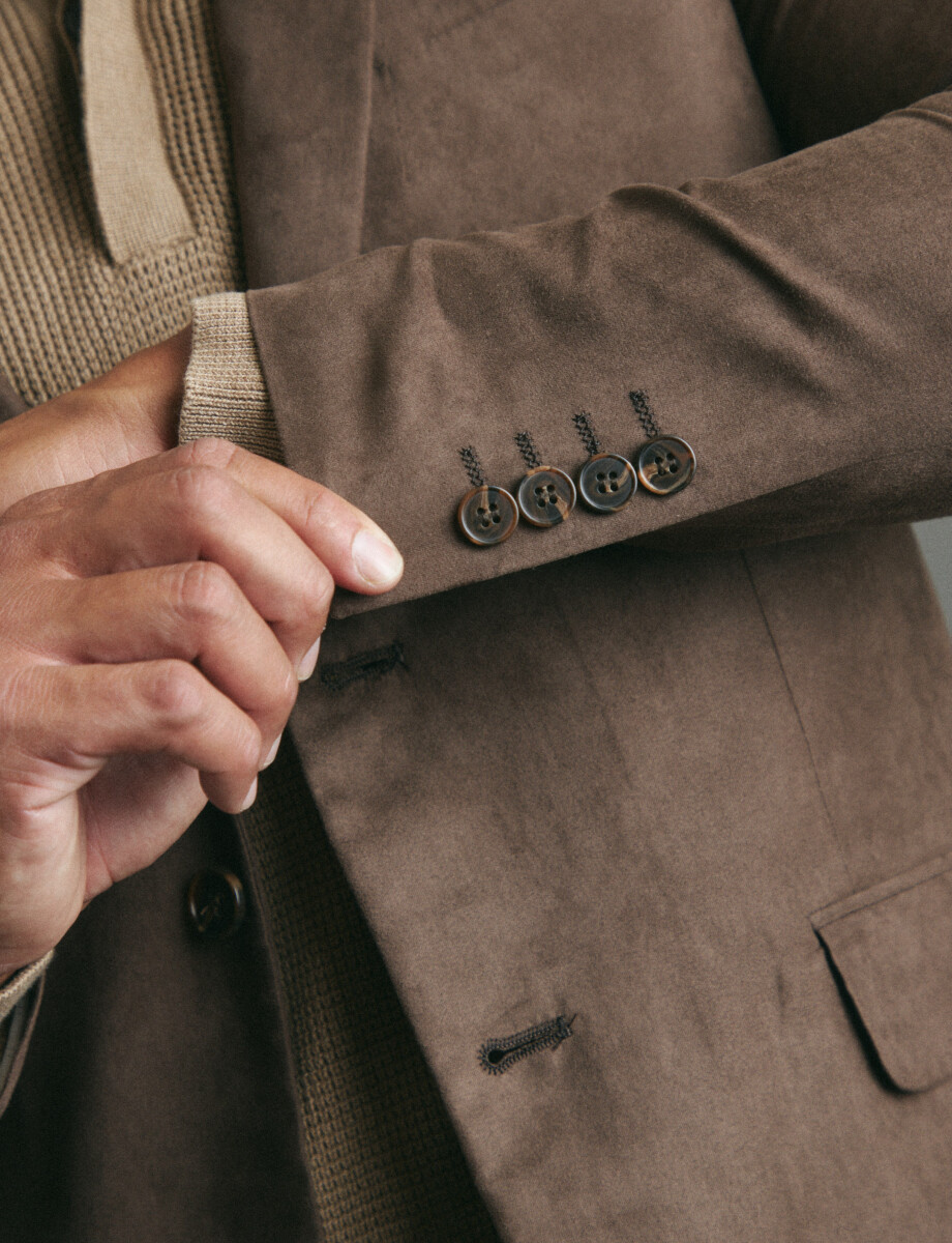 110600 SACO HARRINGTON LABEL Marron