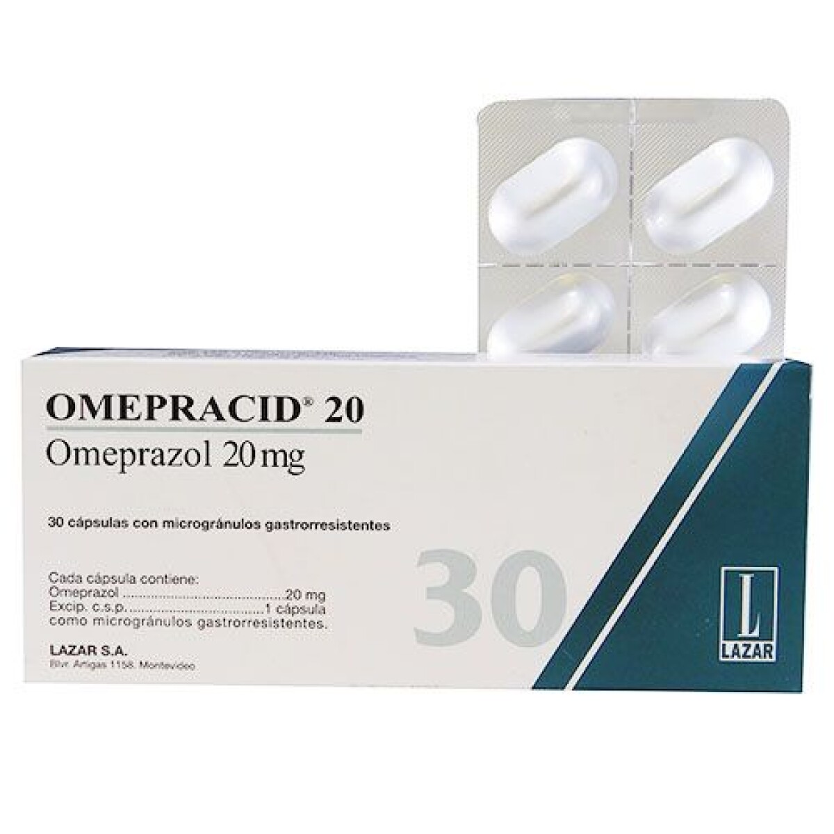Omeprazol 20 mg x 30 Comprimidos – Protección Estomacal