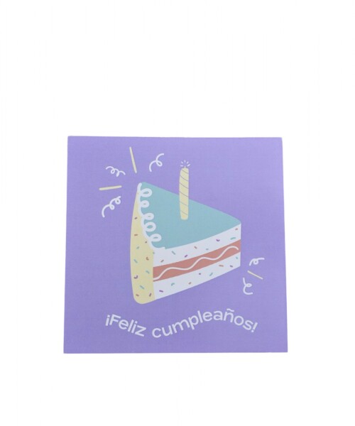 Tarjeta cumpleaños 10x10. DISEÑO 11