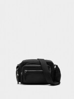 Bolso Bandolera De Nylon negro