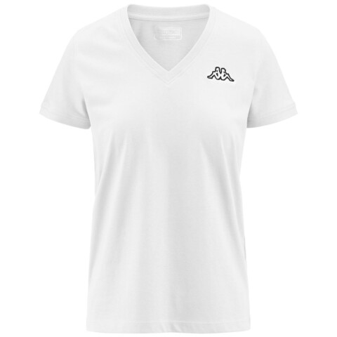 Polo Logo Cabou Mujer White