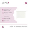 Cortina Roller Blackout Lumax 60 X 160 Cm Colores Blanco