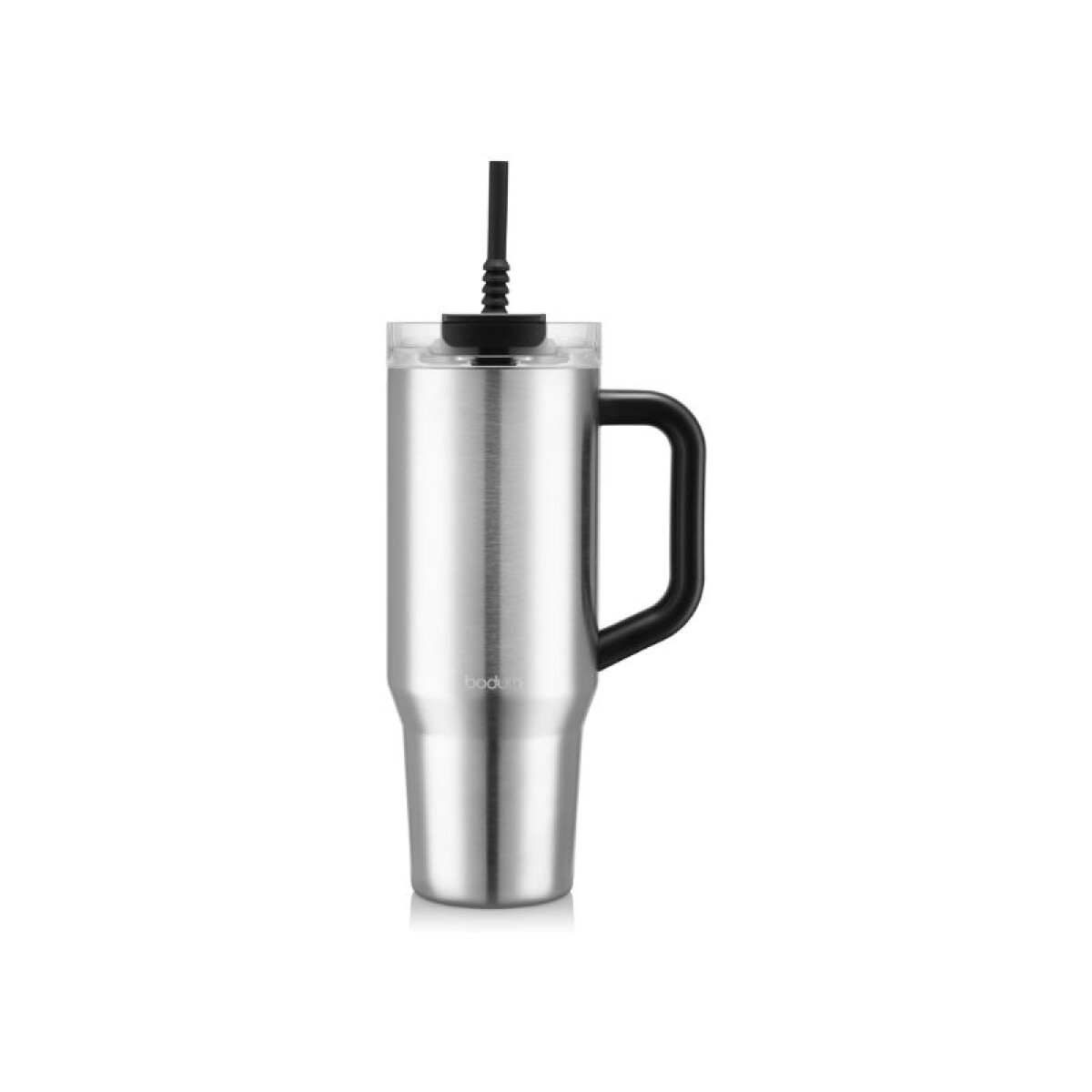 BODUM TRAVEL MUG VASO TERMICO CON PAJITA 1,2L PLATEADO 