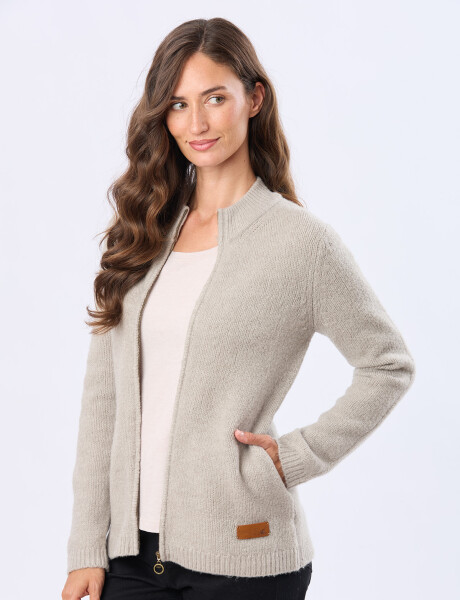 CARDIGAN TEJIDO DE ABRIGO Verde