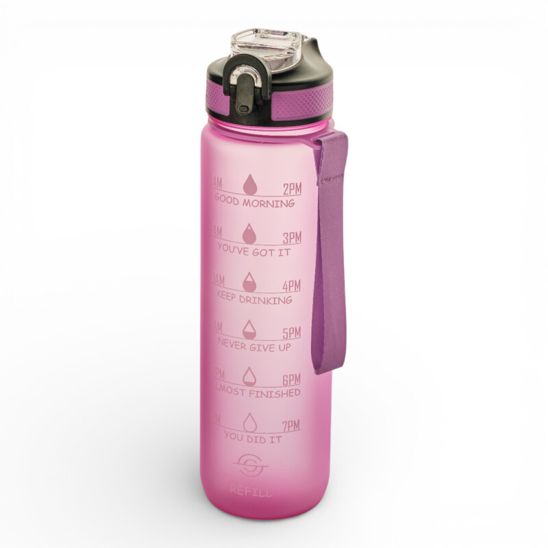 Botella De Agua Tritan Premium Libre Bpa Irrompible 1L Lila