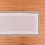 Caminero Florencia Blanco con tablas Beige