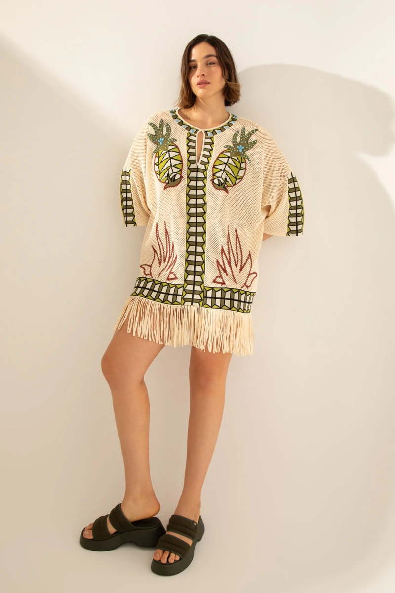 Poncho Anana Multicolor