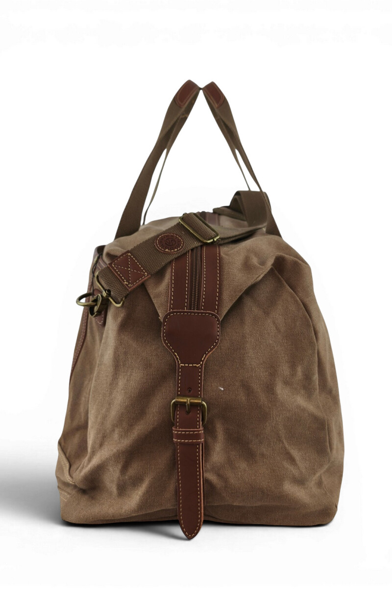 Bolso de viaje y deporte Marrón