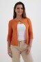 Cardigan mangas 3/4 NARANJA