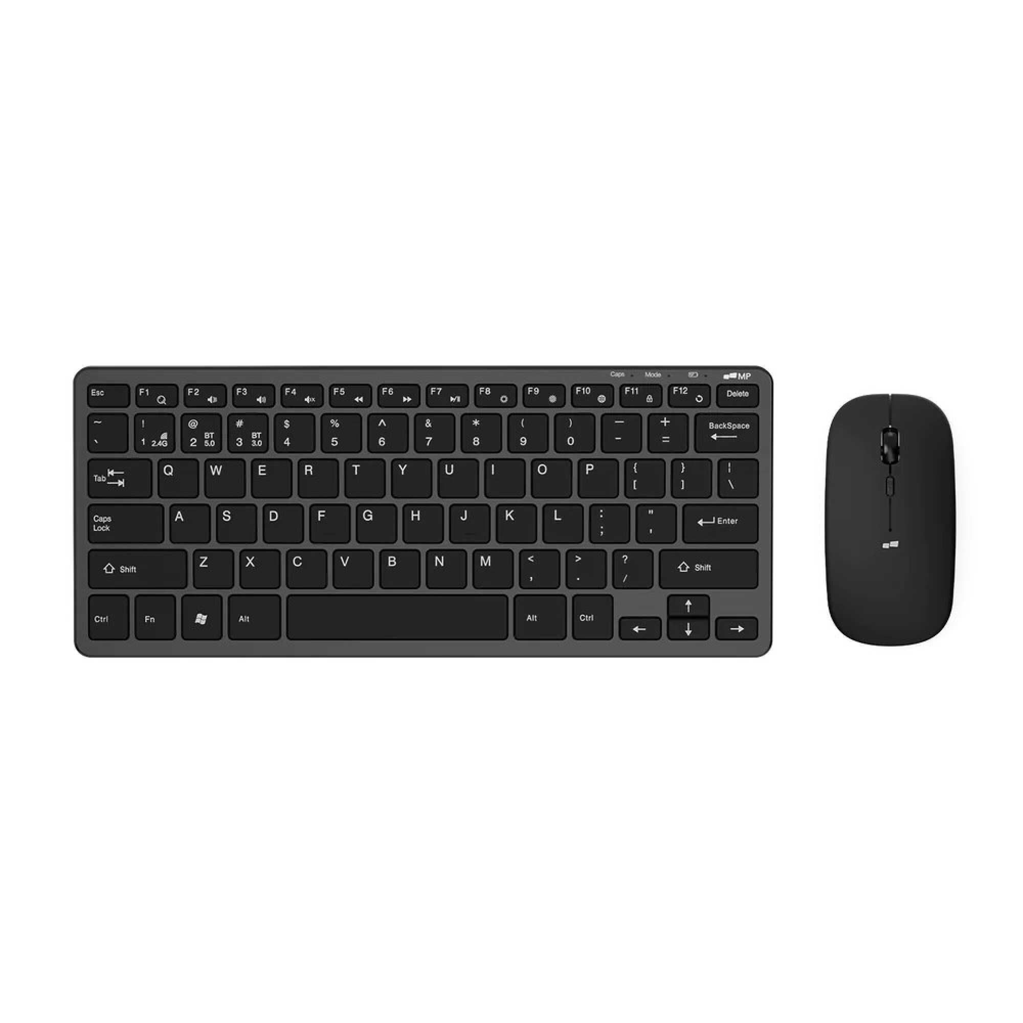 Combo Mouse + Teclado Inalámbrico Bluetooth Mobile Pixels 109-1002P01 -  Black — Cover company