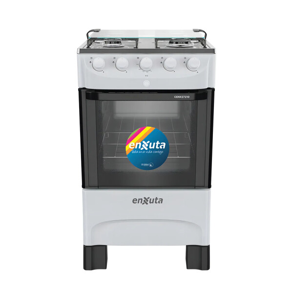Cocina Enxuta 4 Hornallas Y Horno Supergas Termocupla BLANCO