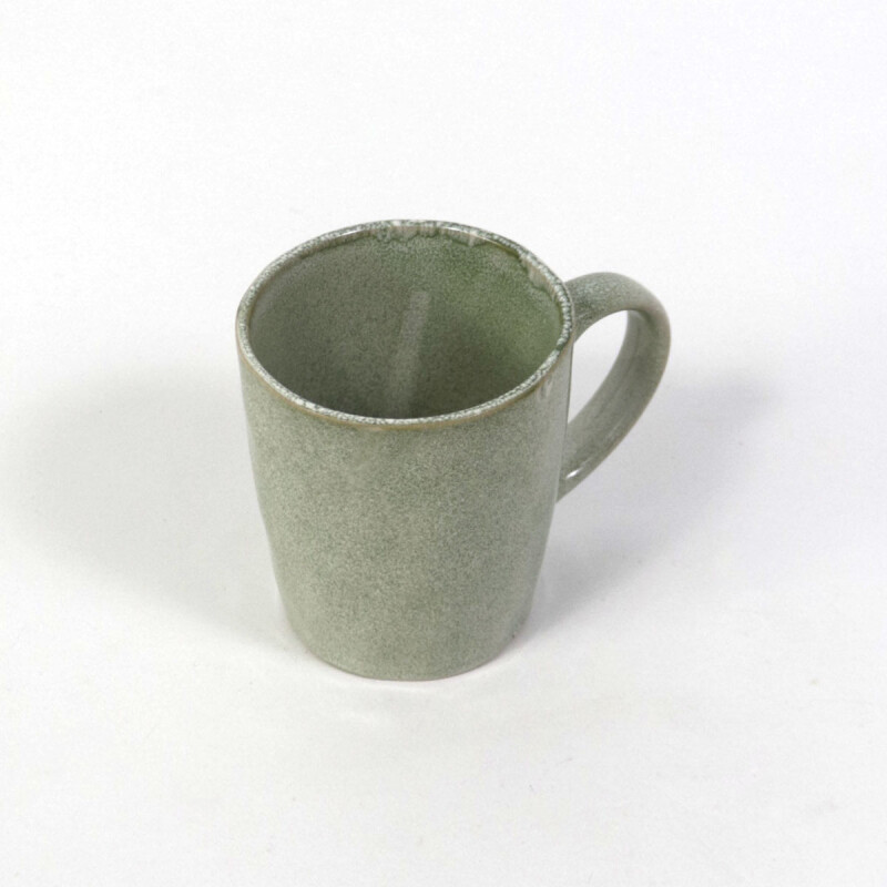TAZA CERAMICA VERDE 7.8X8.5CM Unica
