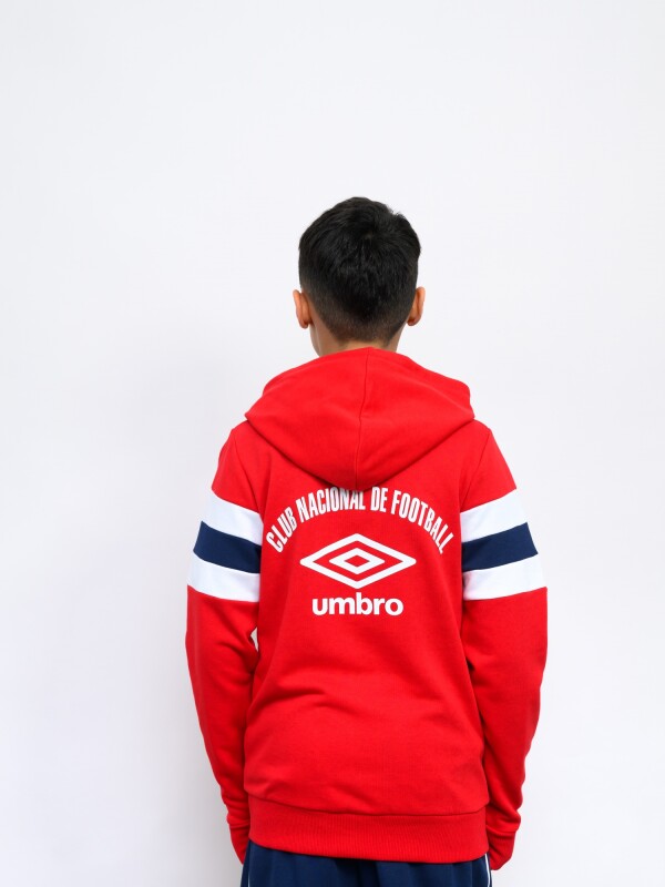 CAMPERA CREW Nacional Junior Rojo, Azul Marino, Blanco