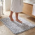 Alfombra Baño con Memoria Home Class 40x60 8064 HOJAS GRIS