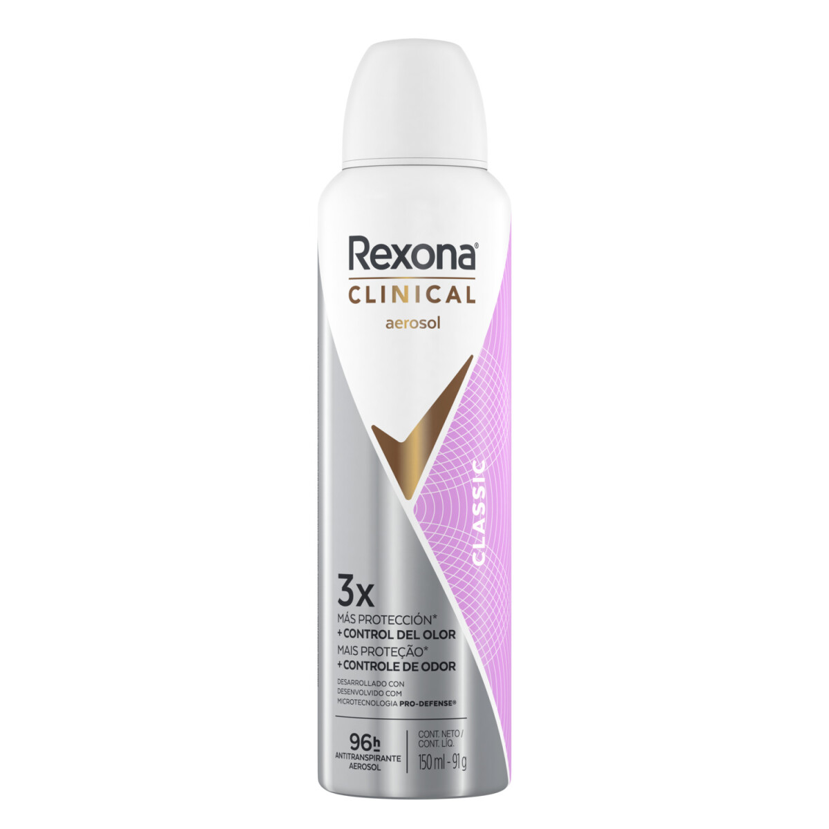 Rexona Deo Aero Clinic Fem Clasic 150ml 