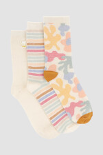 Pack de 3 medias con diseños variados Variante 1