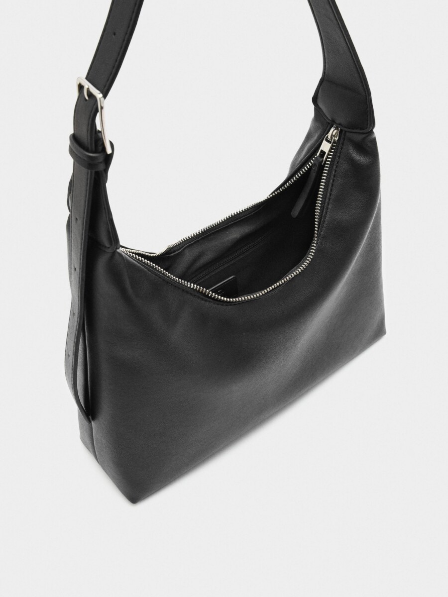 Bolso De Hombro Hobo negro