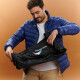 Bolsos Deportivos Con Ruedas Expandible Negro