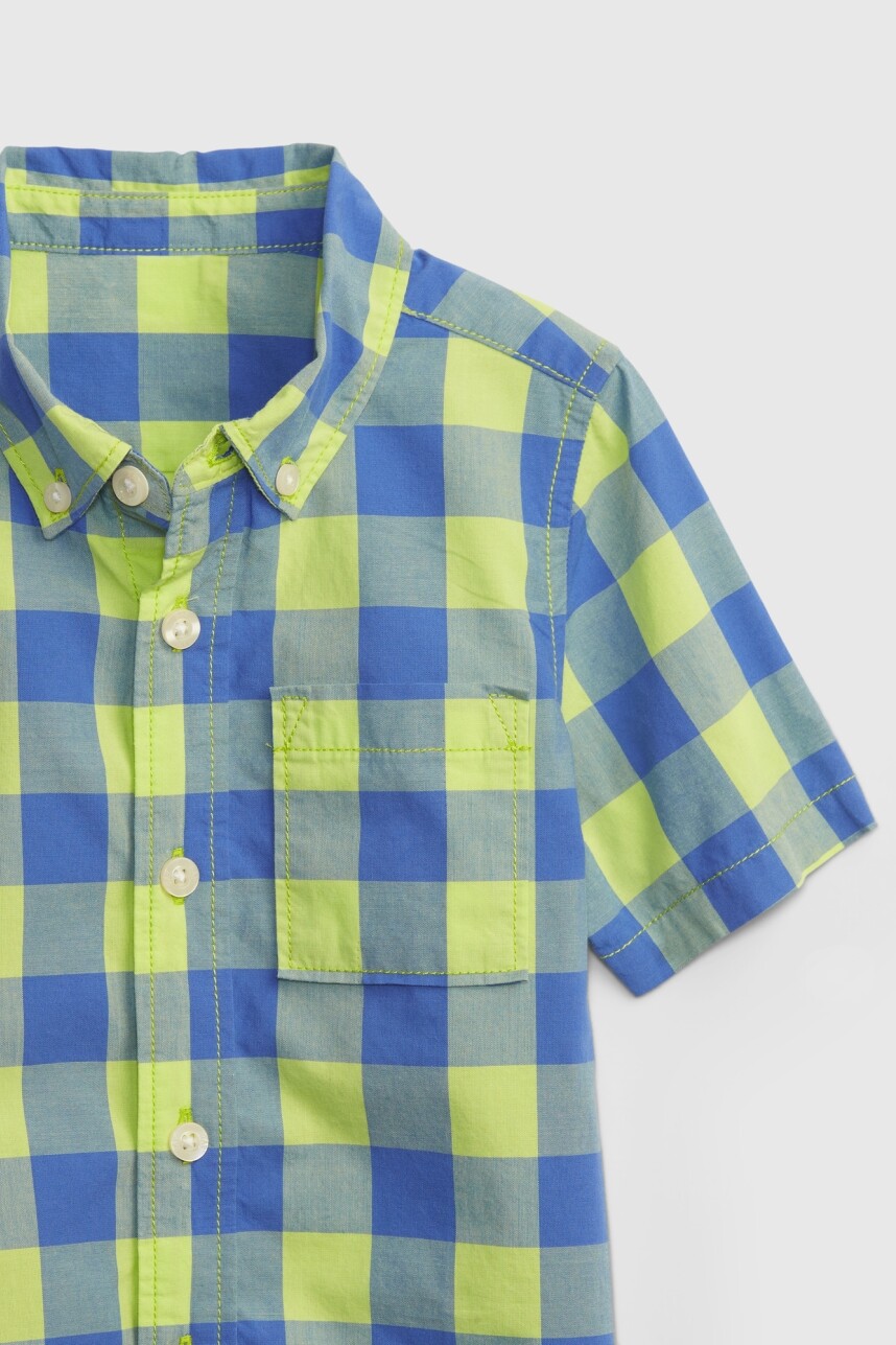 Camisa Manga Corta Toddler Niño Active Yellow