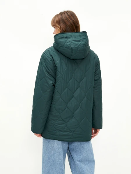 CAMPERA CORD VERDE OSCURO