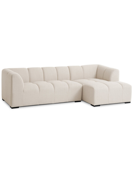 Sofá ALLESE chaise longue derecha beige Sofá ALLESE chaise longue derecha beige
