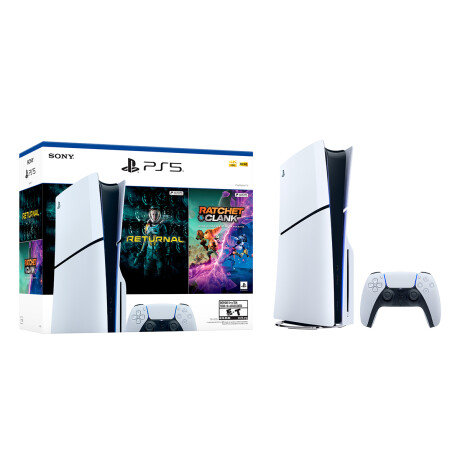 Consola PS5 PlayStation 5 Standard Sony Slim + 2 Juegos Consola PS5 PlayStation 5 Standard Sony Slim + 2 Juegos