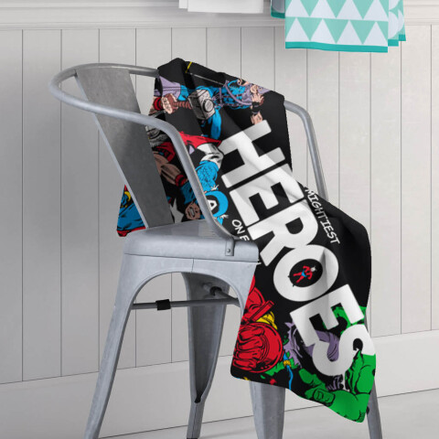 Toalla Playera Algodón 70 x 130 cm AVENGERS PERSONAJES