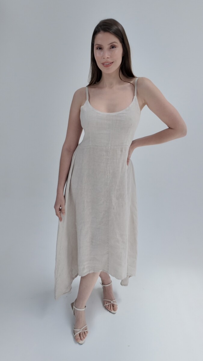 Vestido Amalfi - Beige 