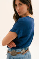 BLUSA VISCOSA AZUL