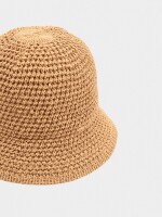 Sombrero Bucket De Punto natural