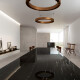 Porcelanato Marmolado Satinado 162X324Cm 12Mm Piso Pared Apto Mesada GAMAS DE NEGRO