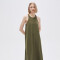 Vestido Albareda Verde Oliva Oscuro