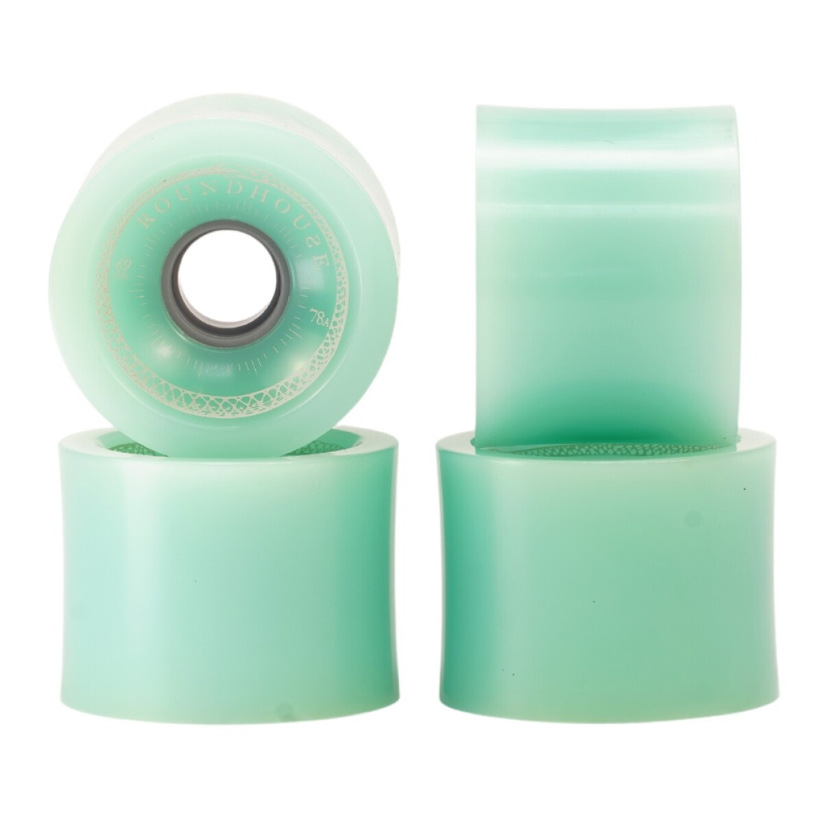 Ruedas Roundhouse by Carver - Cóncavas - 69 mm 78a Glass Green 