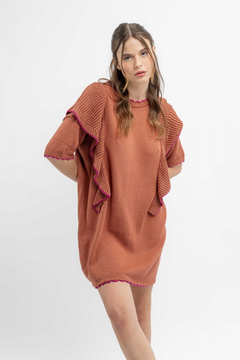 Vestido Gloria - Terracota 
