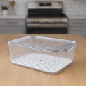 ORGANIZADOR ACRILICO CON TAPA Y REJILLA 33,6X21,5X10,3CM ORGANIZADOR ACRILICO CON TAPA Y REJILLA 33,6X21,5X10,3CM