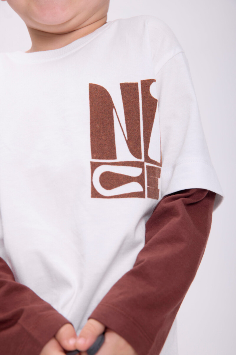 Remera manga larga Gris Claro