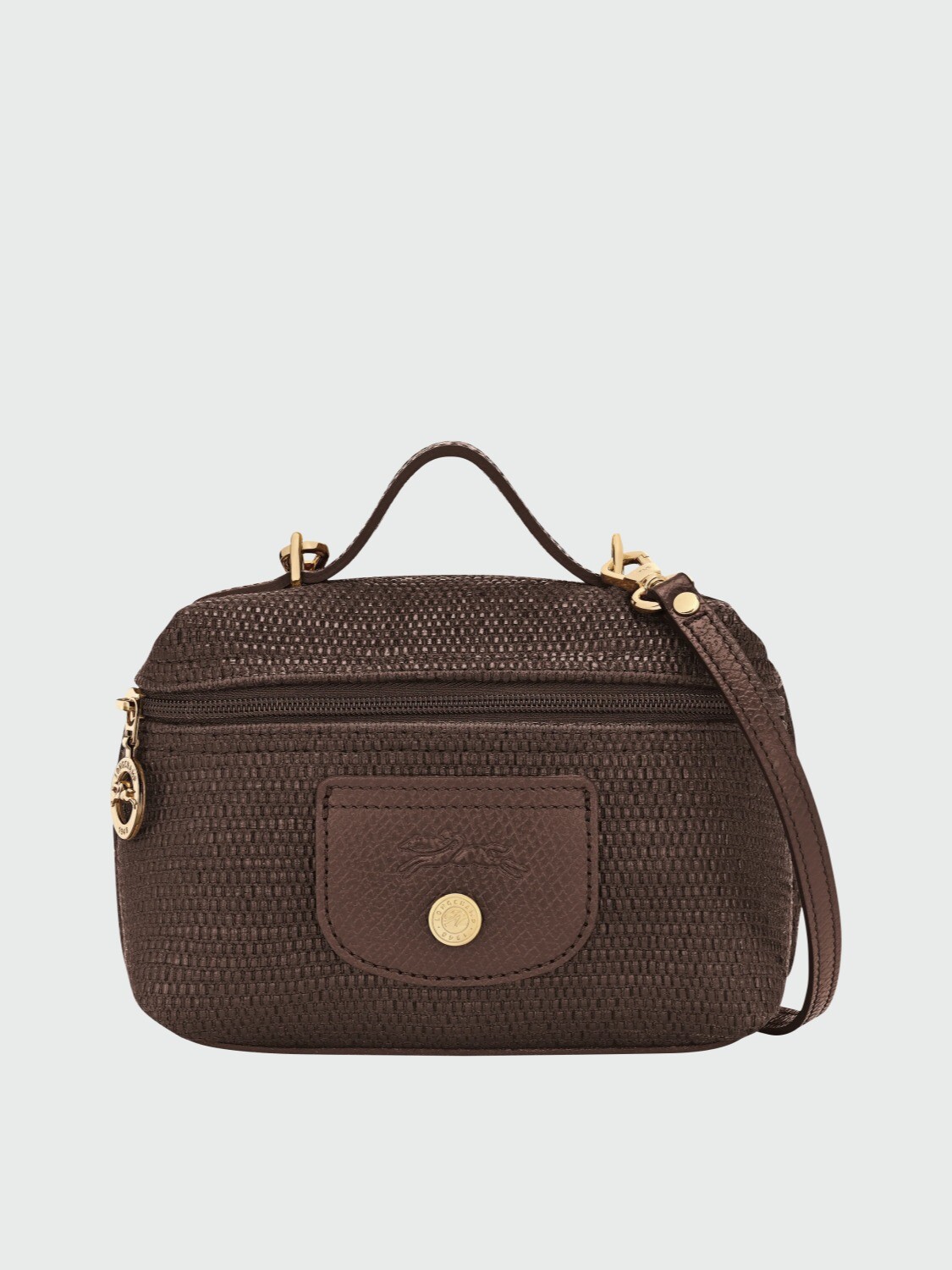 LONGCHAMP - LE PANIER PLIAGE, CARTERA CROSSBODY XS Negro Estampado