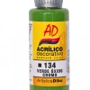 PINTURA ACRILICA ARTISTICA DIBU 60 ML. DIFERENTES COLORES COLOR VERDE OXIDO CROMO 134