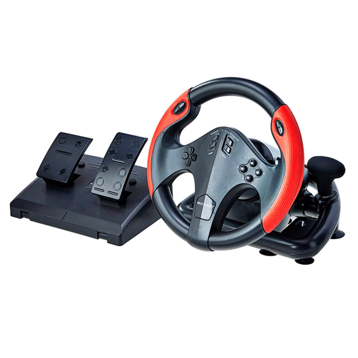 Volante Gamer Multilaser Con Pedal JS087 