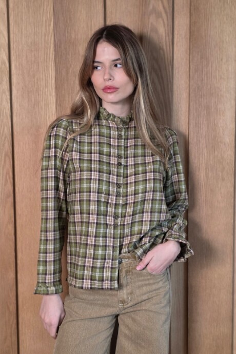 Camisa Mili Escosés Verde