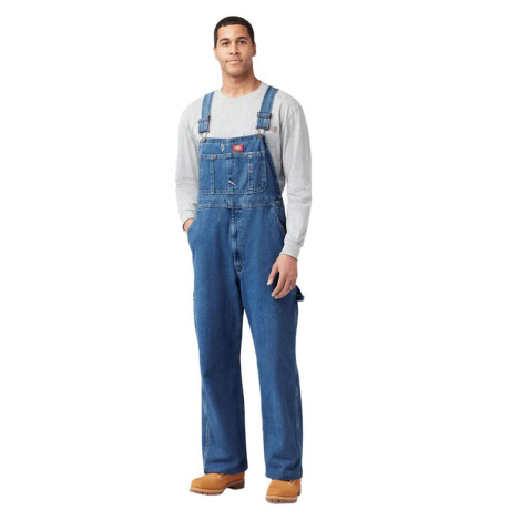 Pantalón Dickies Bib Overall Stonewashed Azul
