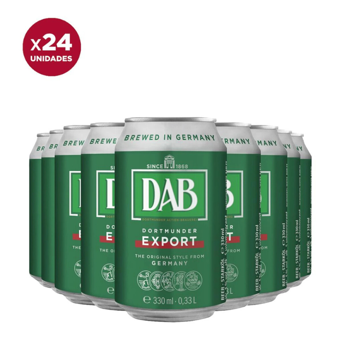 Cerveza Dab Lata 24 unidades - 330 ml 